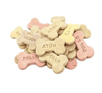 Galletas naturales para perros y gatos ÑomÑom en Costa Rica, mix artesanal de snacks horneados.