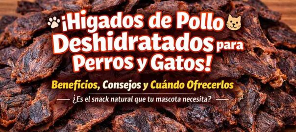Hígados de Pollo Deshidratados para Perros y Gatos: Beneficios y Uso Responsable