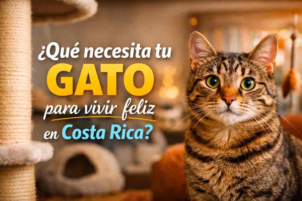 Qué necesita un gato para vivir bien en Costa Rica